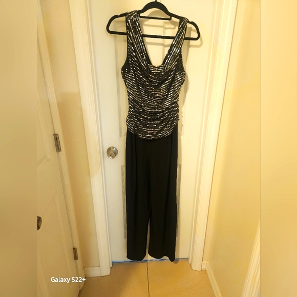 Jumpsuit with Sequence - Picture 1 of 5